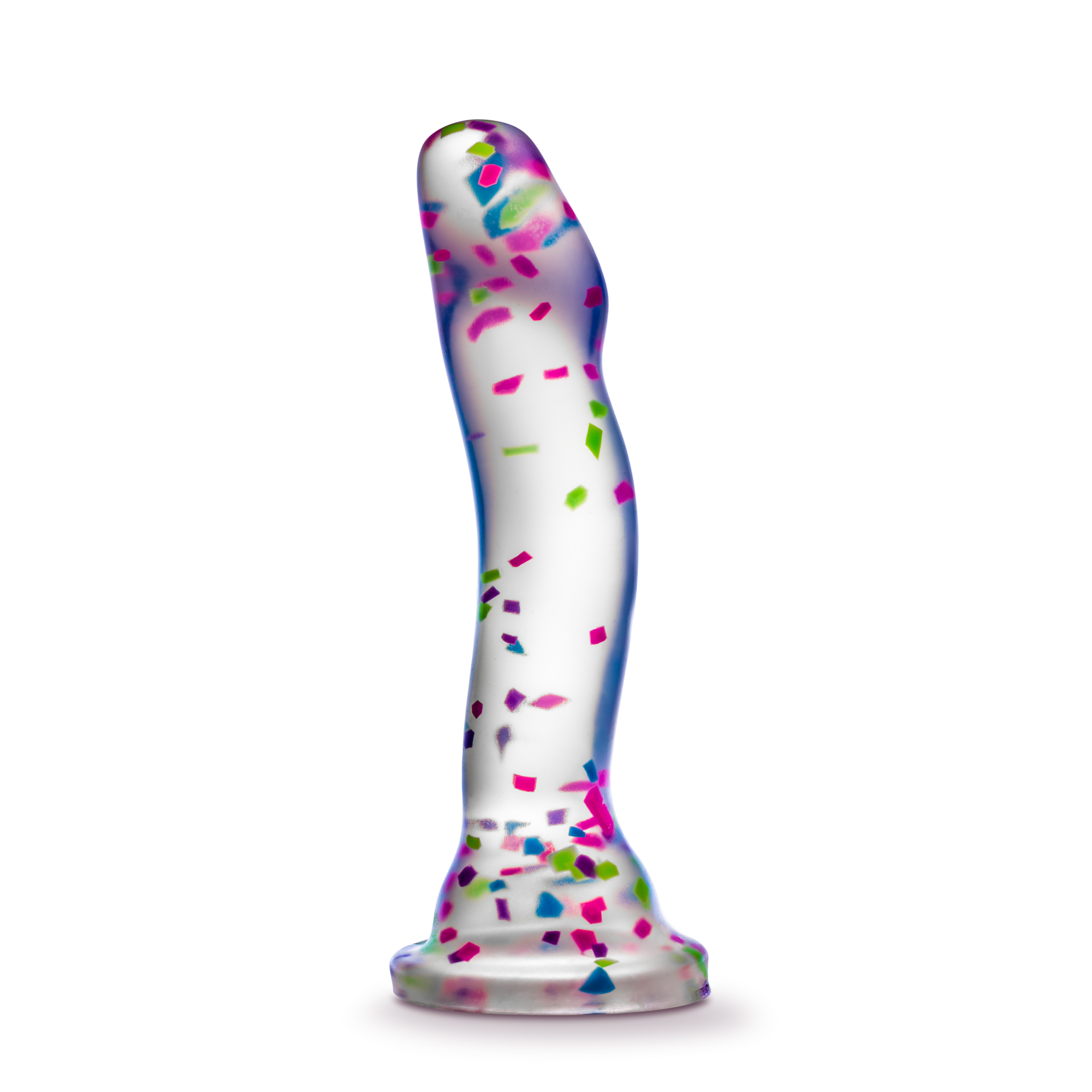 Blush - Wholesale Sex Toy - Neo Elite - Glow in the Dark Dildo - Hanky Panky - Confetti6