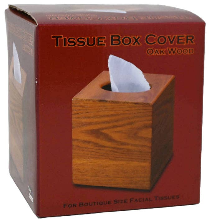 GreatBuy.com - Wholesale Tissue Box - SMALL OAK WOOD TISSUE BOX C/P 270