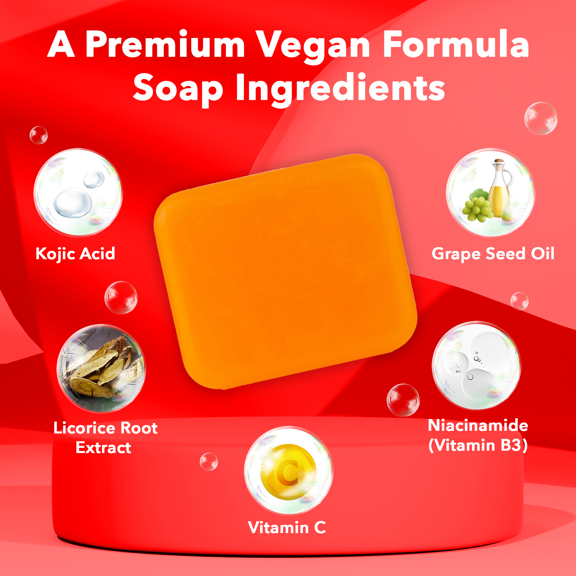 Koji White - Vendita all'ingrosso Detergenti per il viso - Koji White Sapone Correttore per Macchie Scure all'Acido Kojico (2 Saponette)5