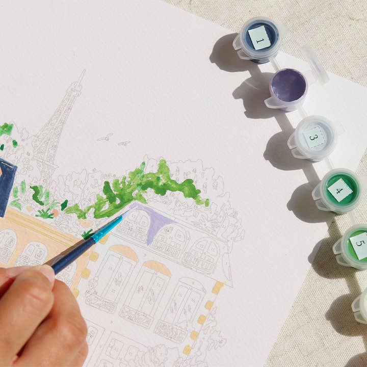 La Petite Épicerie - Wholesale DIY Craft Kit - Paint by number kit - Paris