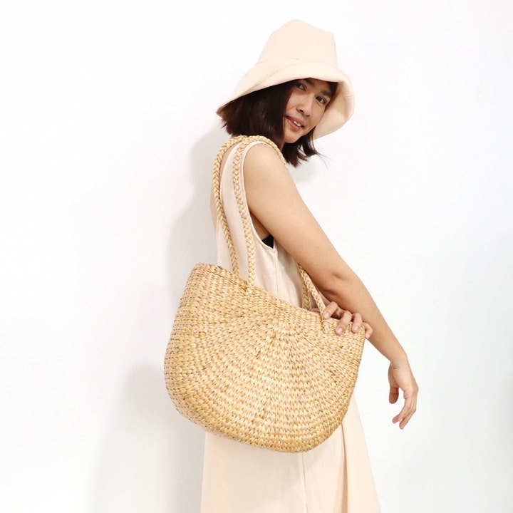 PUN YA - Straw Bag for wholesale by Thaihomeshop