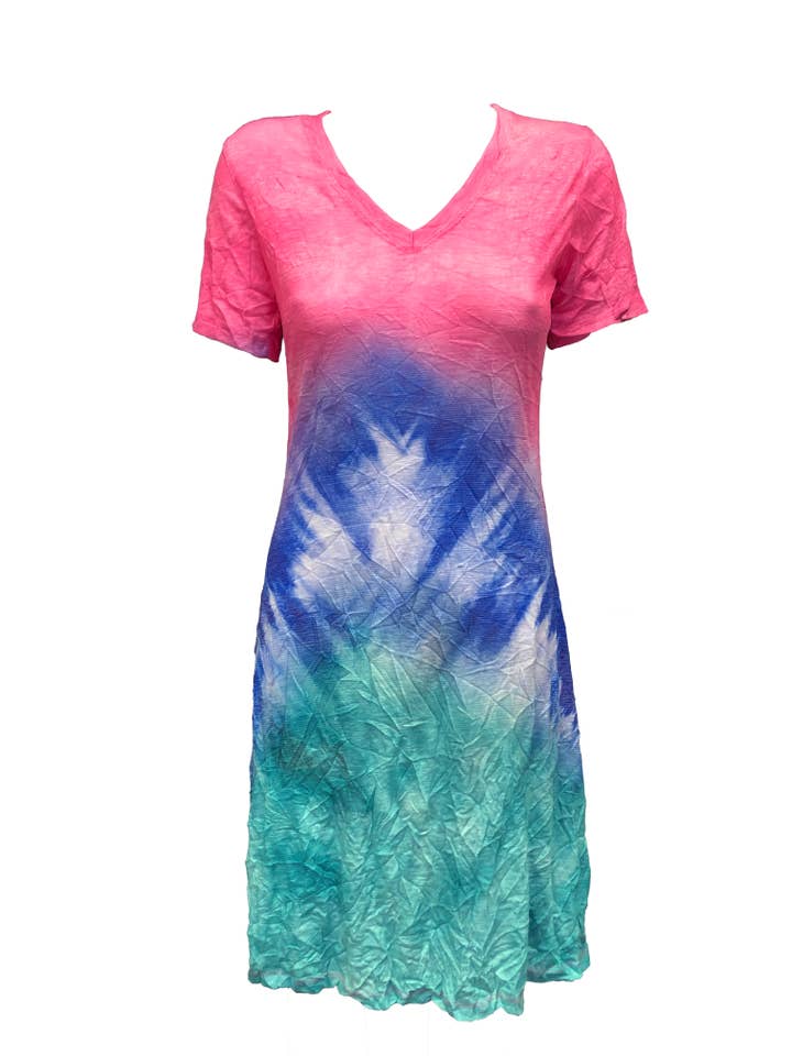 V-HALS KJOLE - BERRY 8627 for engroshandel hos David Cline