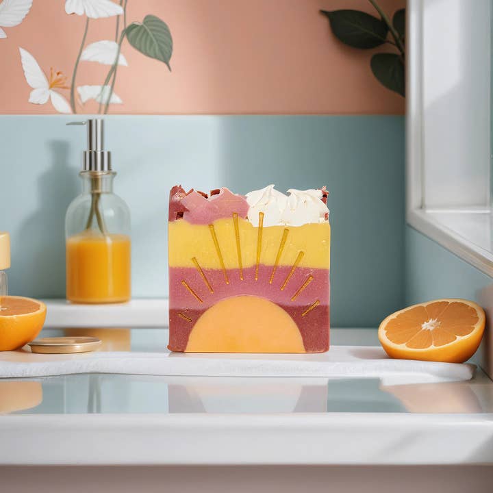 FinchBerry - Wholesale Bar Soap - Hello Sunshine Handmade Vegan Open-Stock Soap2