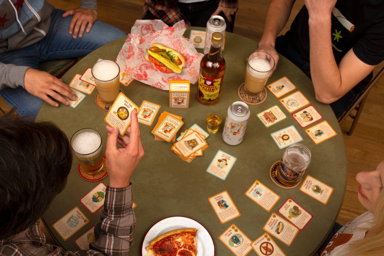 Transit Tees - Wholesale Card Game - Chicago Handshake Drinking Card Game5