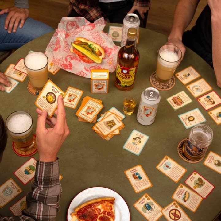 Transit Tees - Wholesale Card Game - Chicago Handshake Drinking Card Game5