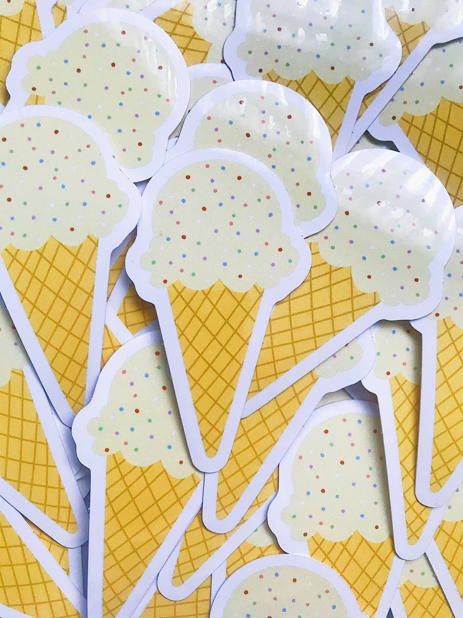 illustrationlisa - Wholesale Sticker - Vanilla Ice Cream Sticker2
