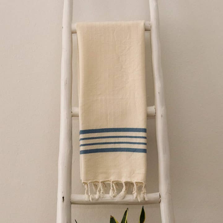 Toalha de Mãos Ufuk Sky Azul 50x100 cm - 20" x40" por atacado de PESHCE