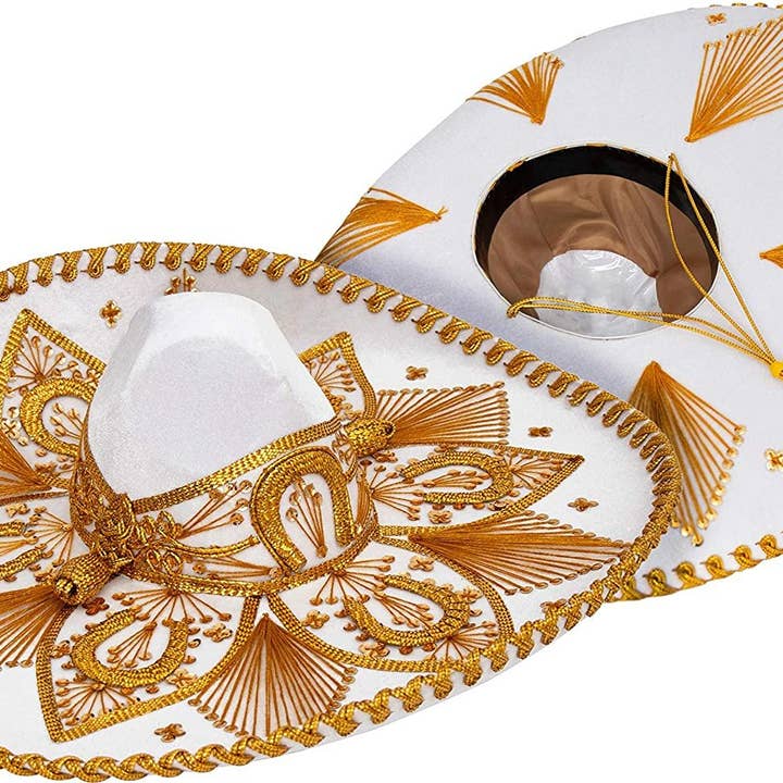 FESTMEX - Wholesale Cowboy Hat - Unisex - Authentic Adult Mexican Sombrero Mariachi Charro Hat, Premium Mexican Hat for Costume Parties, 5 de Mayo, 16 de Septiembre1
