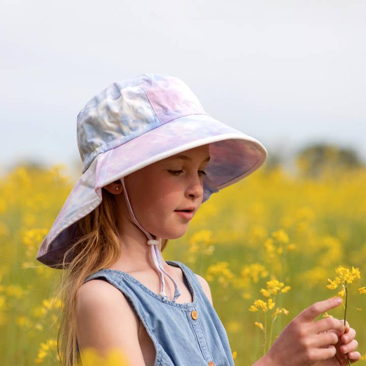 Jan & Jul - Wholesale Bucket Hat - Kids - Cotton Candy Tie-Dye | Cotton Xplorer Hat1