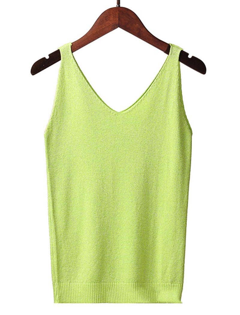 safistyle - Wholesale Camisole - Women's - Glitter V-Neck Cami Top9