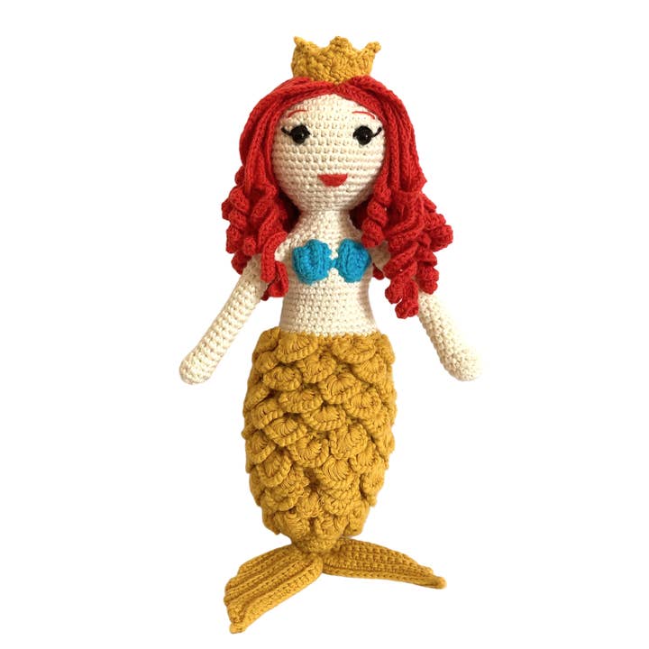 BEBEMOSS, LLC - Wholesale Doll - Kids - Stuffed doll, mermaid, organic cotton2