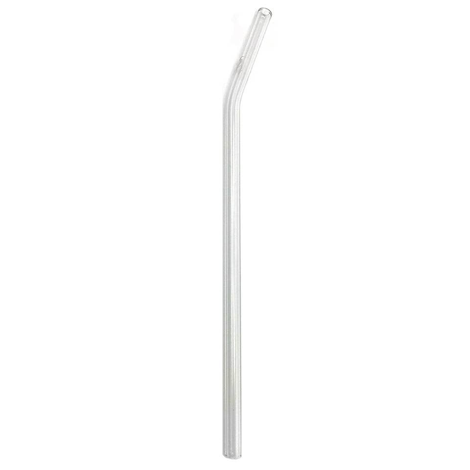 HeartStraws - Wholesale Drinking Straw - Reusable Glass Straws 9" x 8mm Bent1