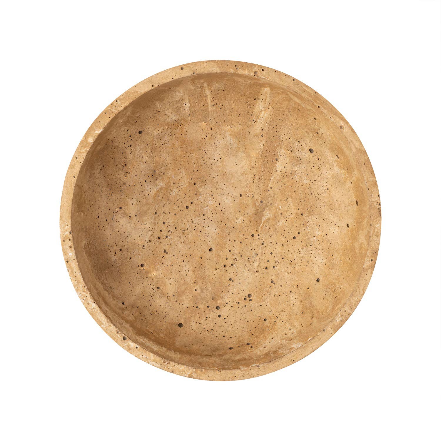 Serving Bowl Beige Resin Dia 10" for wholesale on Faire3
