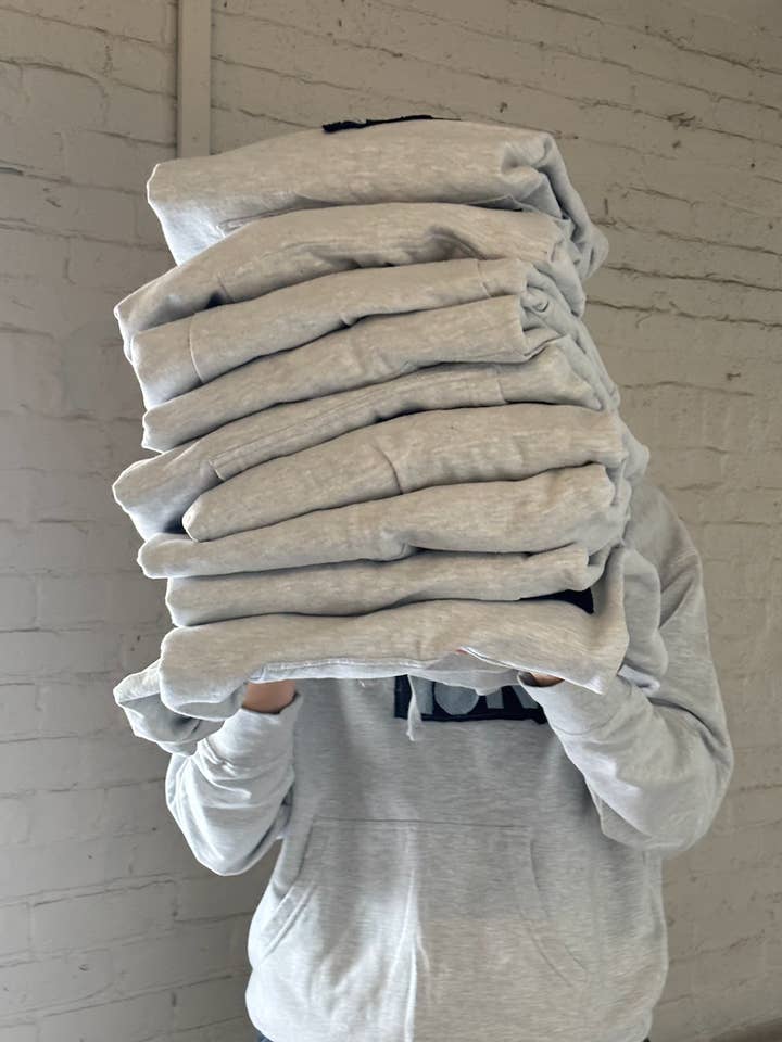 Made-to-order custom sweatshirt, patchwork, one-of-a-kind for wholesale by Em's Threads