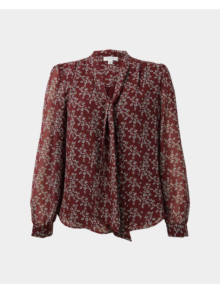 Forcast Women's Rema Floral Tie Blouse for wholesale on Faire5