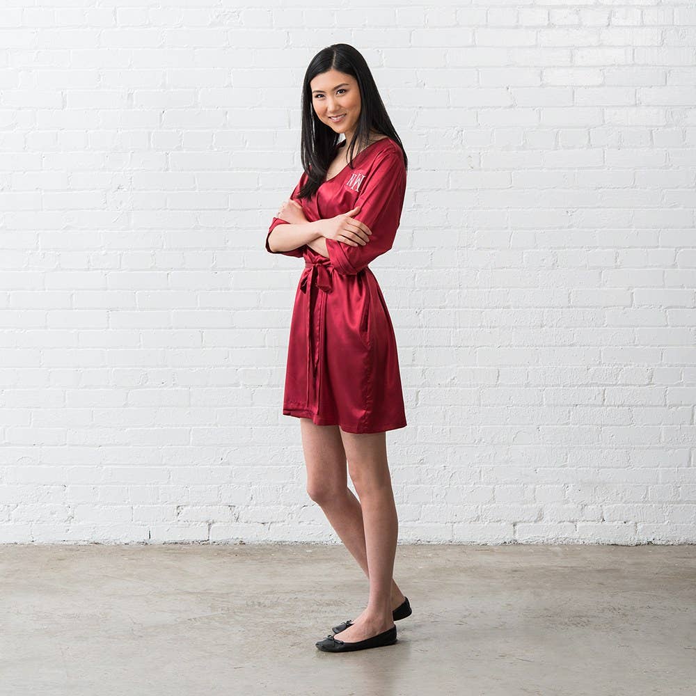 Weddingstar Inc. - Wholesale Badjas - Dames - Dames satin badjas met zakken - 15 kleuren30