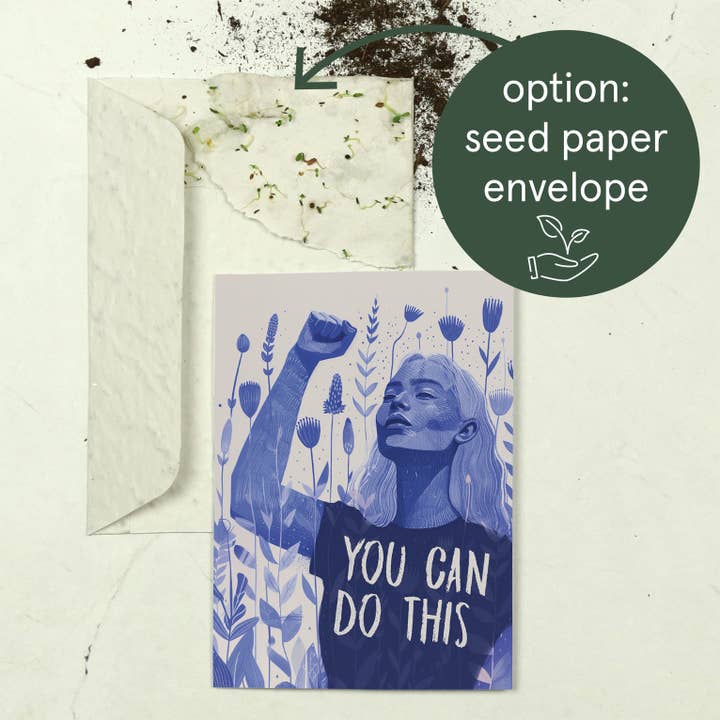 Botanopia - gifts , decor and cards for plant lovers - Wholesale Friendship Card - You can do this | Encouragement Card | Friendship Card8