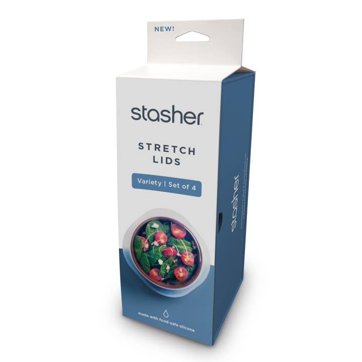 Stretch Lids Variety 4-Pack for wholesale by Stasher