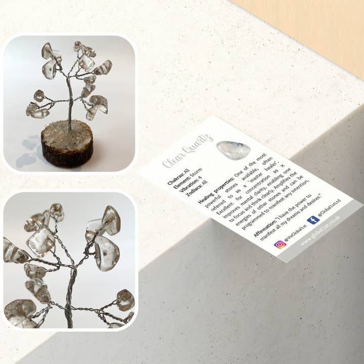 VIE - Wholesale Decorative tabletop object - Micro Gemstone Tree, 15 Beads7