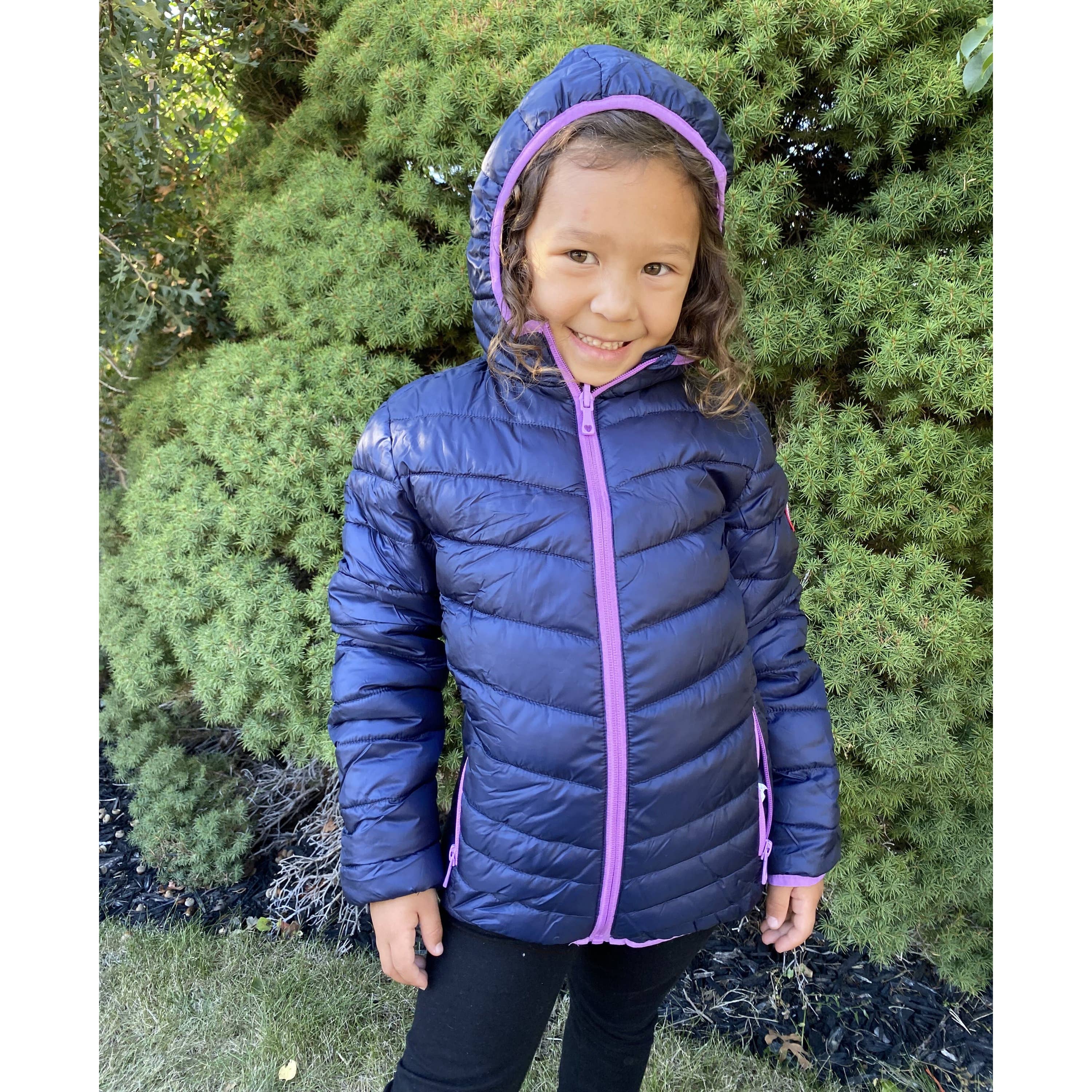 Rokka & Rolla - Wholesale Puffer Jacket - Kids - Girls' Reversible Light Puffer Jacket Coat8