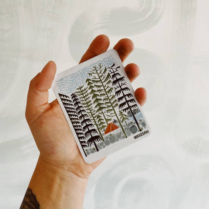 Woosah Outfitters – Großhandel Aufkleber – Cascade Canyon-Aufkleber1