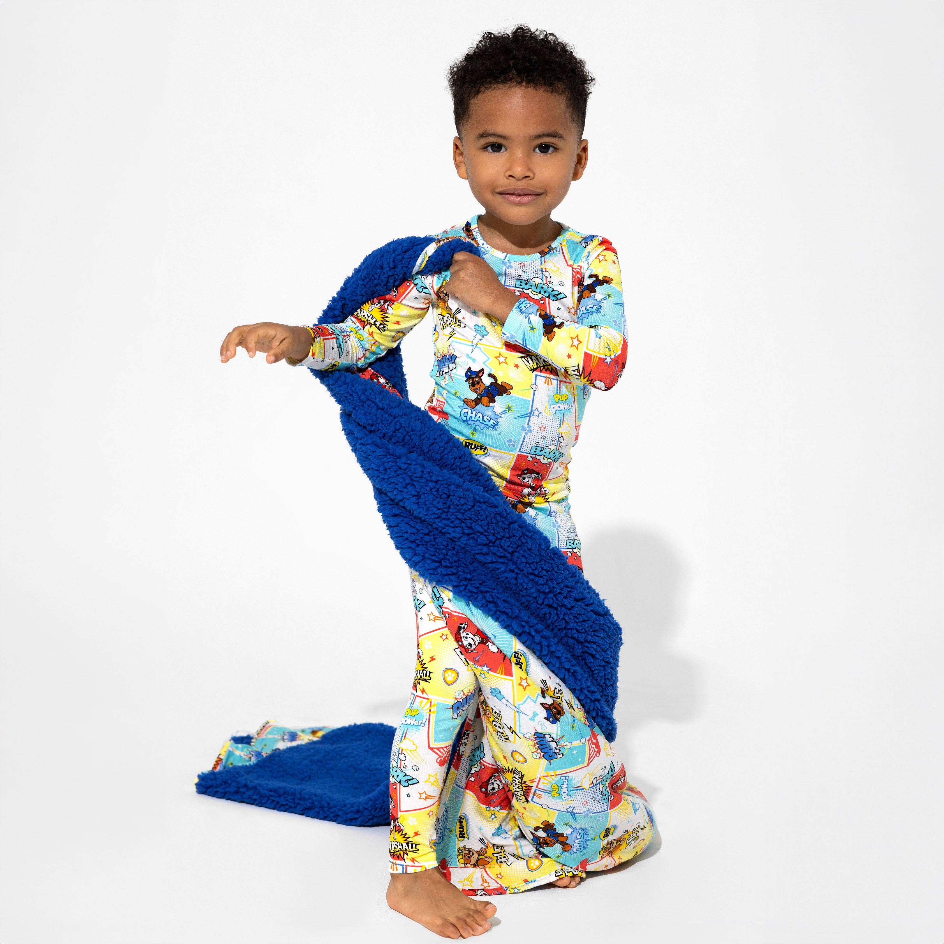 Bellabu Bear - Vendita all'ingrosso Coperta - Bambini e neonati - PAW Patrol: Coperta in Sherpa di Bambù Comic Boy Pups