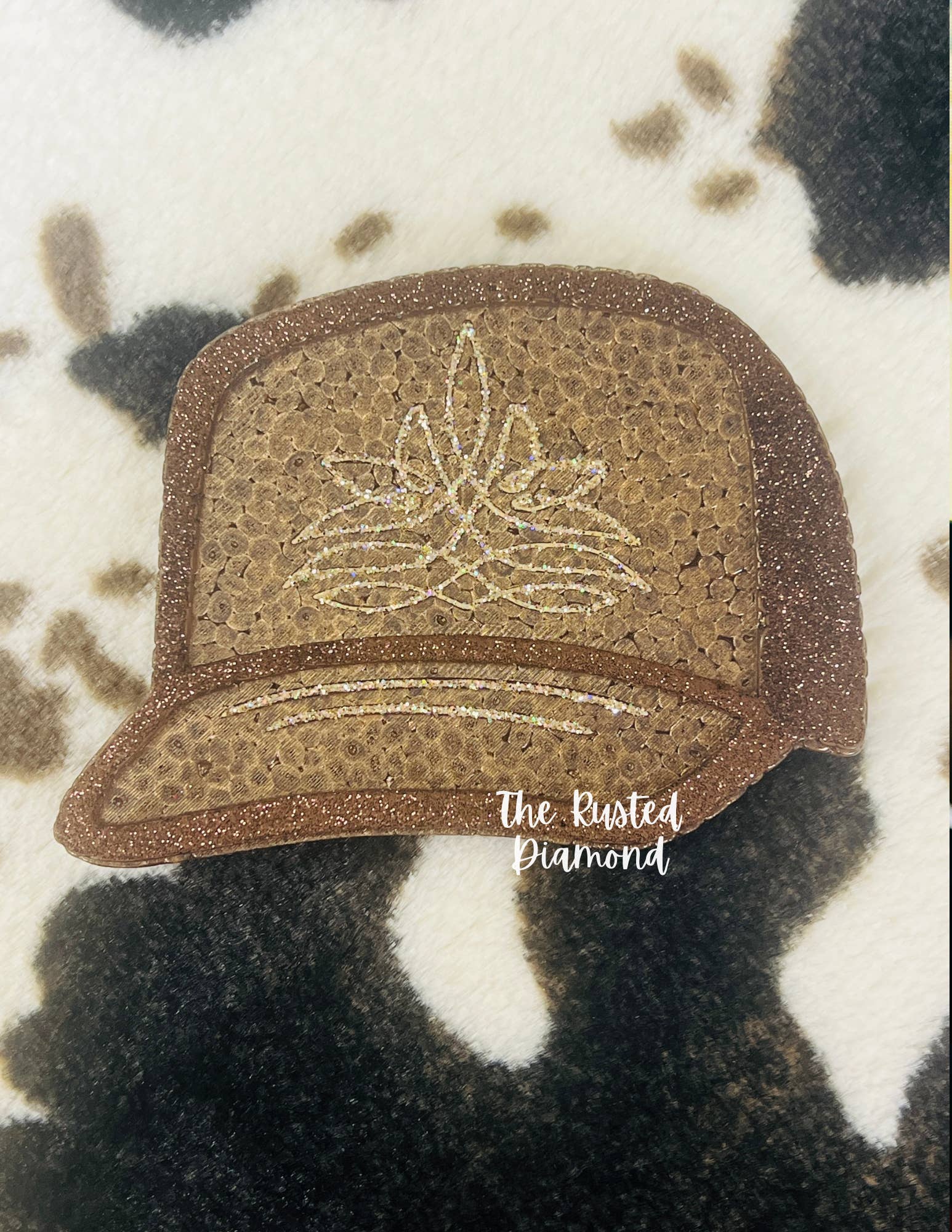 The Rusted Diamond - Wholesale Air Freshener - Boot Stitch Trucker Hat Freshie