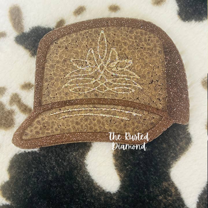 The Rusted Diamond - Wholesale Air Freshener - Boot Stitch Trucker Hat Freshie0