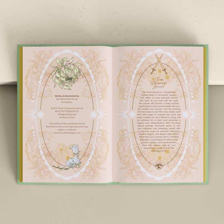 BOUCHETTEDESIGN LLC - Wholesale Journal/Diary - TAROT JOURNAL | Tarot Companion Journal 3