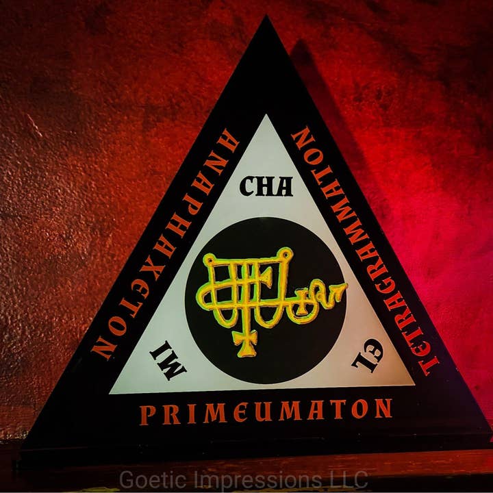 Goetic Impressions – wholesale Meditation supplies – Lesser Key of Solomon Magickal Circle and Triangle Complete Set13