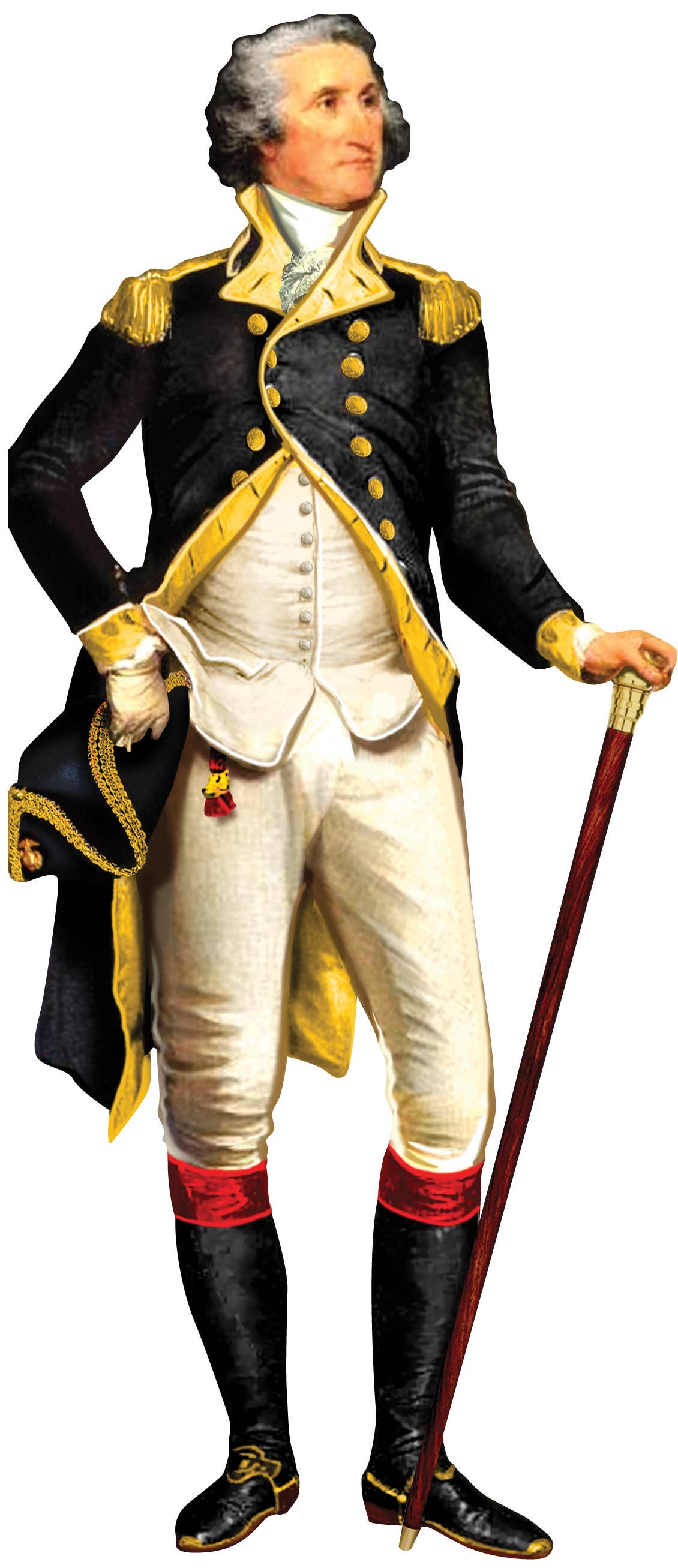 Unemployed Philosophers Guild - Wholesale Everyday Greeting Card - George Washington Card1