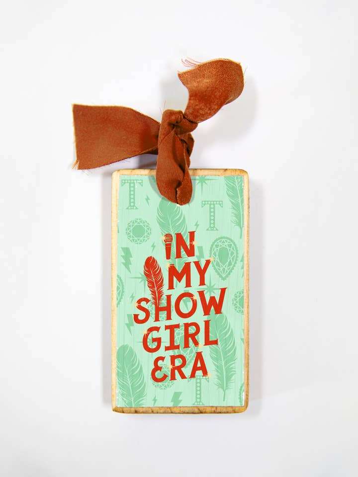 In My Showgirl Era - TS Swiftie Wood Christmas Ornament for wholesale by ARCHd