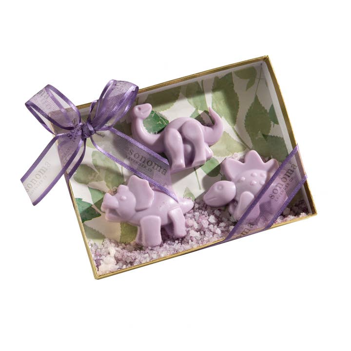 Gift Set - Lavender Kids Dinosaur Soap Set for wholesale by Sonoma Lavender