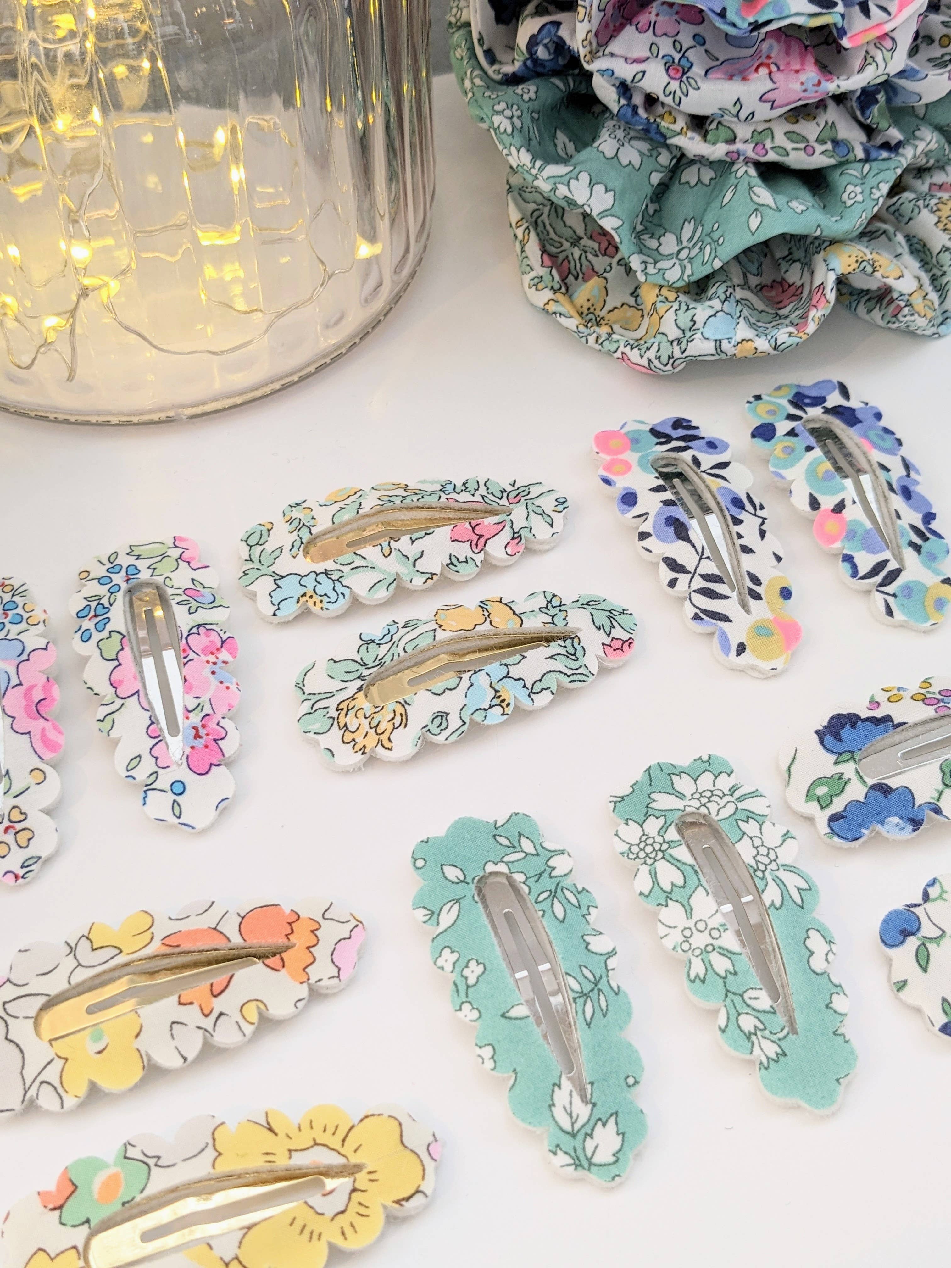 The Blossom Tree House - Wholesale Hair Clip - Kids - Liberty of London fabric hair clips- Spring collection4