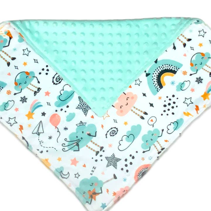 Thème météo Boho Rainbow Double Minky Lovey pour la vente par Little Bee Duds