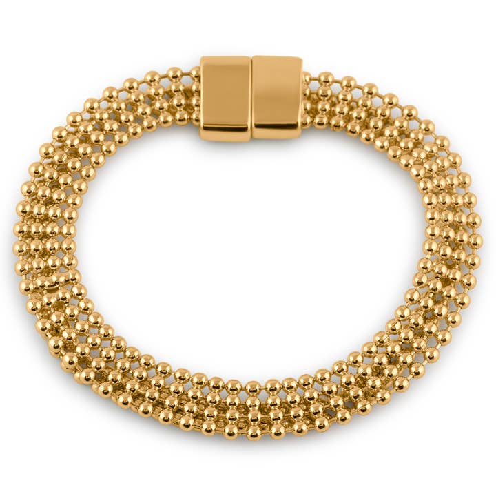 NAOMI MESH MAGNETIC BRACELET for wholesale by Big Metal London