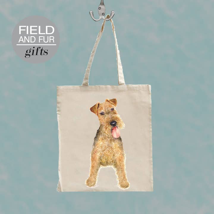 Field and Fur Gifts - Wholesale Tote Bag - Unisex - Welsh Terrier Tote Shopping Bag