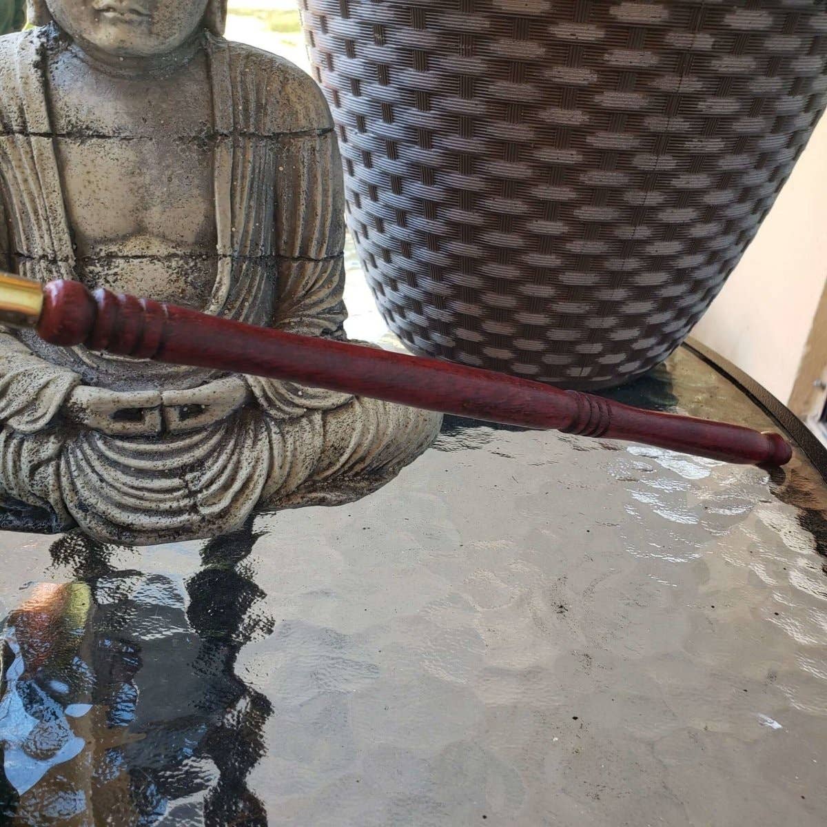 My Magic Place Shop - Wholesale Candle Snuffer - Wood and Brass Candle Snuffer Boho Decor  Vintage6