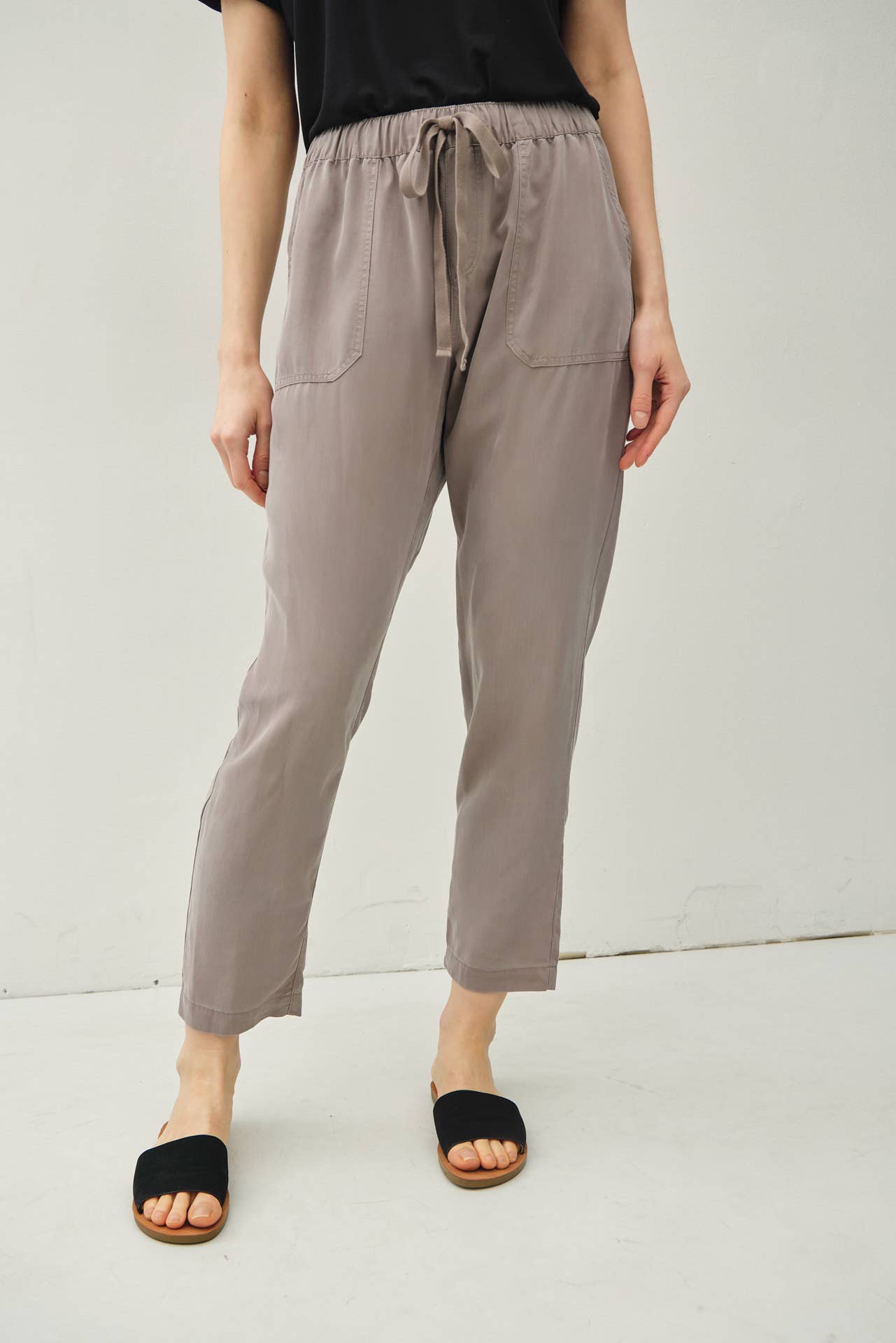 Be Cool - Wholesale Pants - Women's - NEW COLOR -TENCEL TAPERED PANTS  13