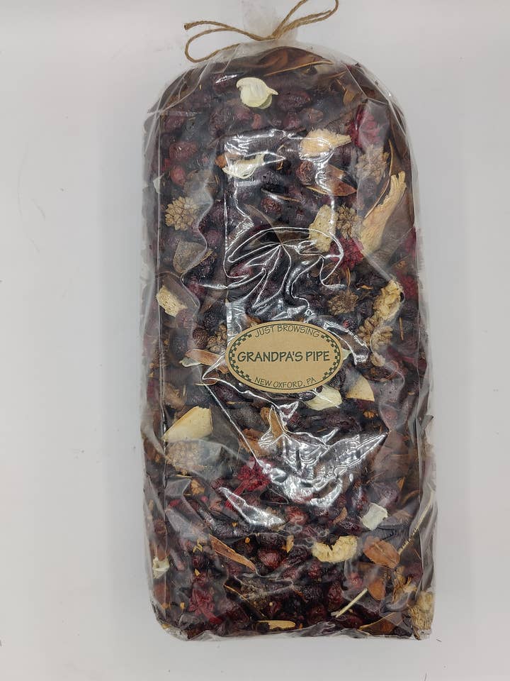 Scented Potpourri with Rosehips - Grandpa's Pipe - Bulk for wholesale by Just Browsing, LLC