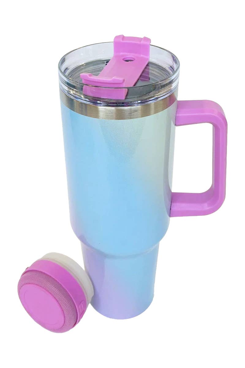 Cap Zone - Wholesale Insulated Mug/Tumbler - Ombre Wireless Bluetooth Speaker Insulated Tumbler1