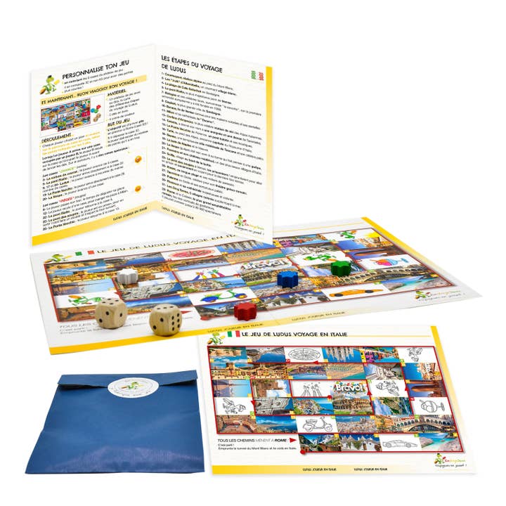 EnVoyaJeux - Wholesale Board Game - Let's travel while playing in Italy - Educational game4