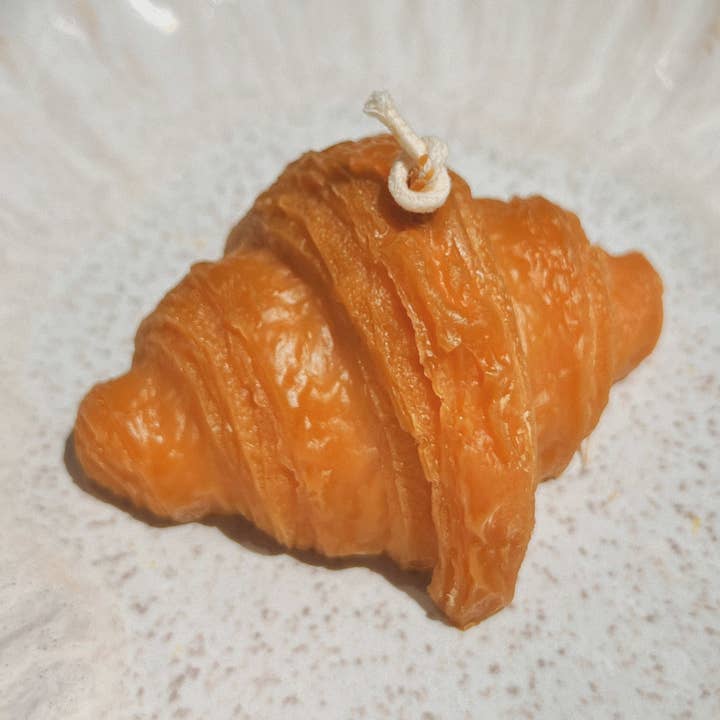 Flaky-Croissant-Kerze für den Großhandel von BabaBoogs Candles