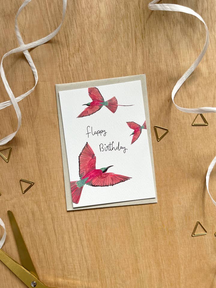 Flappy Birthday Card for wholesale by This Thursday