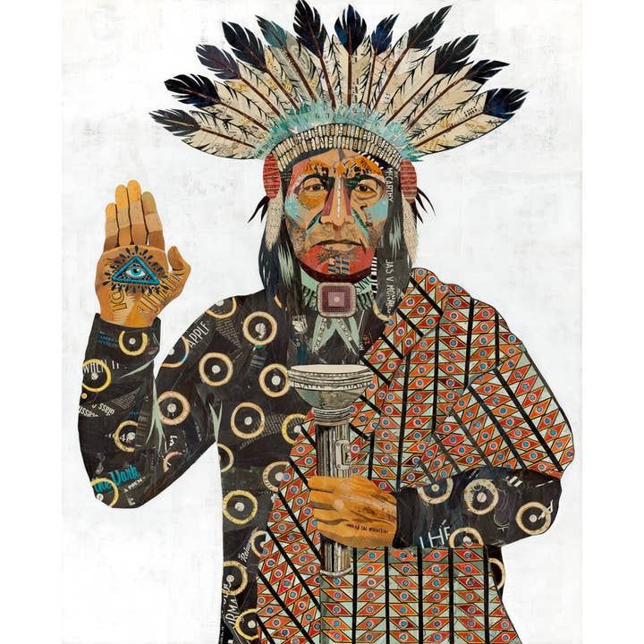 Dolan Geiman - Wholesale Art Print - Art Print | Native American Wall Art | TORCH BEARER