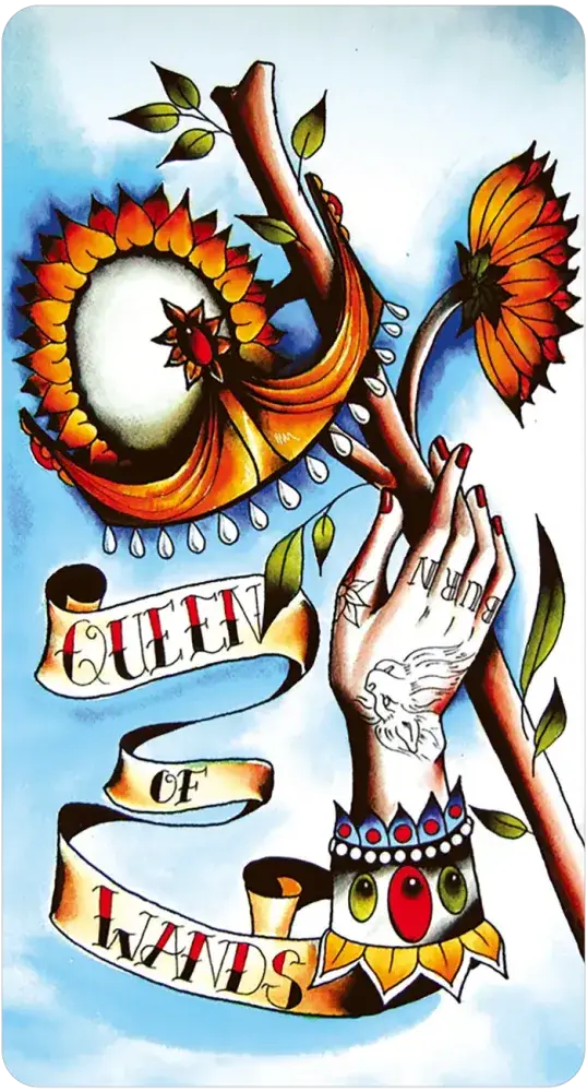 U.S. Games Systems Inc. - Wholesale Tarot Cards - Eight Coins' Tattoo Tarot Borderless Miniature Edition3