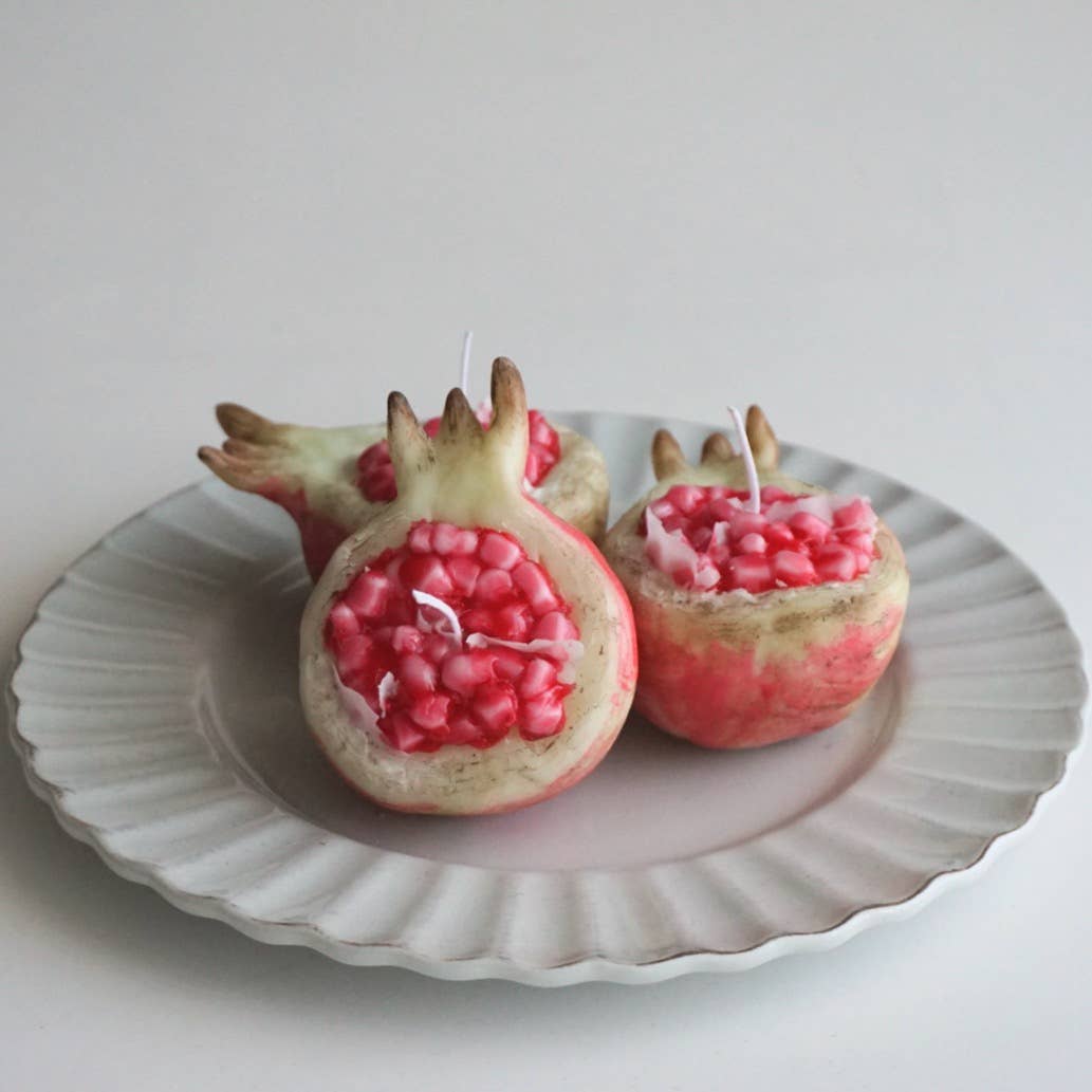 House of Shokunin - Wholesale Novelty Candle - handcrafted Pomegranate candle handmade home decor candle14