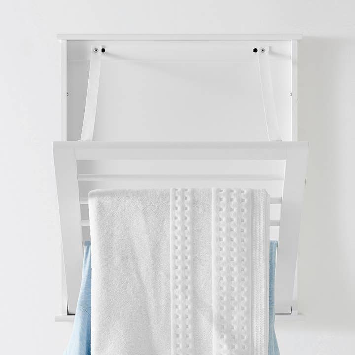 Danya B. Rack de secagem dobrável montado na parede por atacado de Danya B