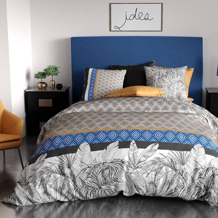 Envole - Bedlaken Set Gedrukt + Kussensloop(en) Katoen 180x290 voor wholesale door Atelier Du Coton