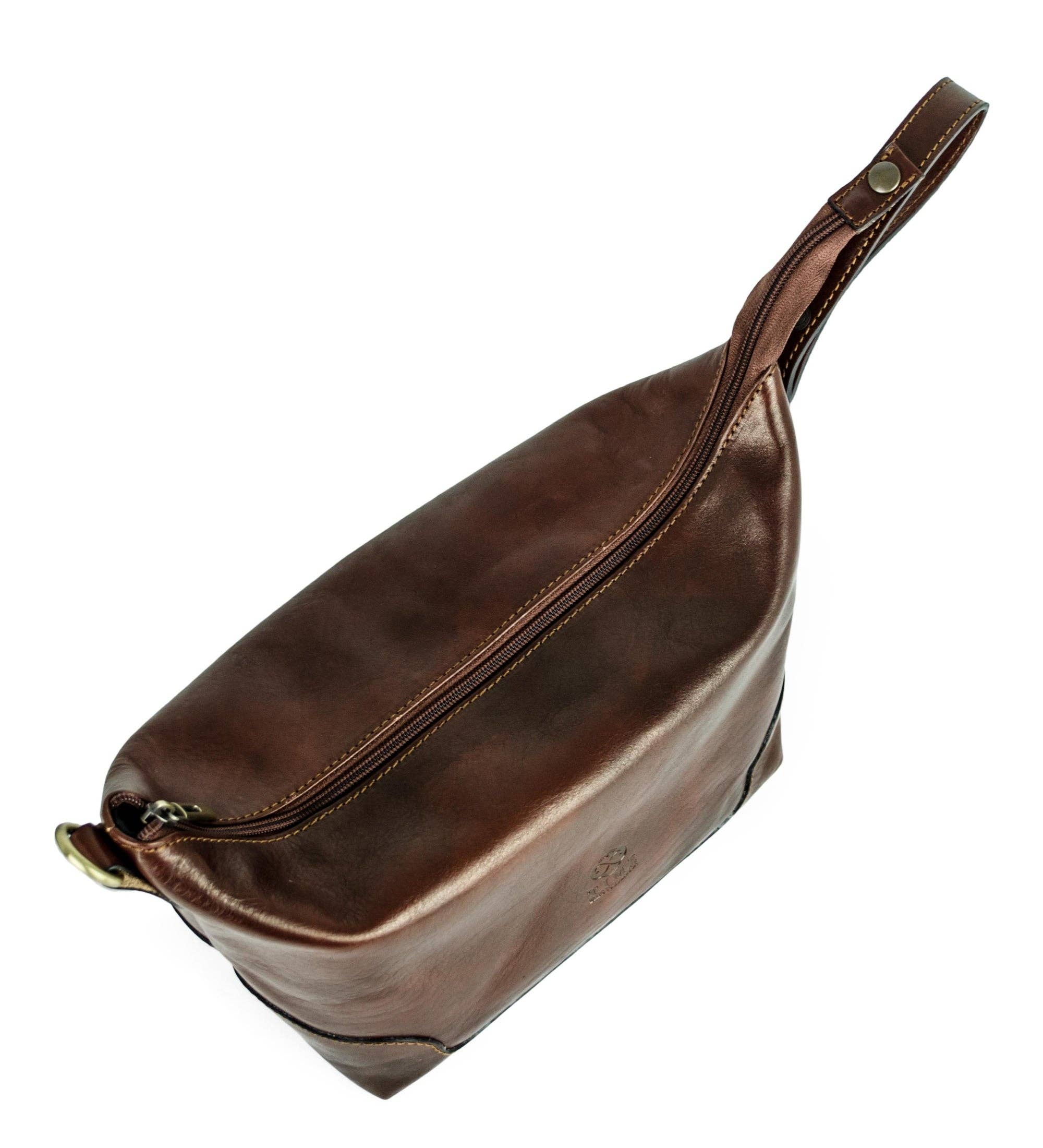 Time Resistance - Wholesale Toiletry Bag - Unisex - Leather Toiletry Bag - Autumn Leaves19